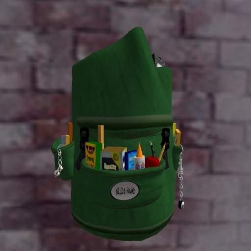 *M.O.L* green  backpack