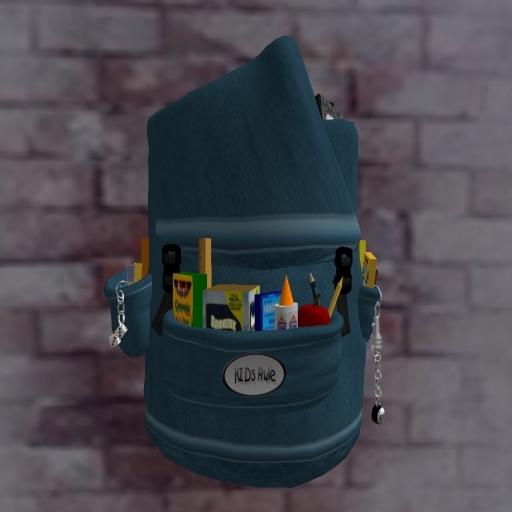 *M.O.L*   teal  backpack