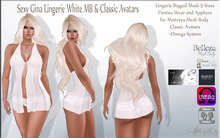 LSR - Sexy Gina Lingerie White MB & Classic Avatars