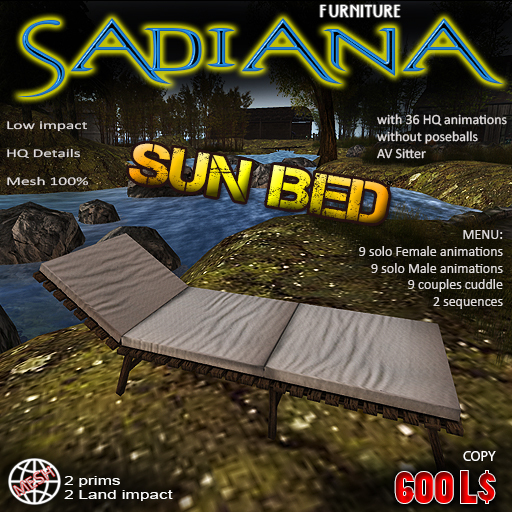 AE-173 Sun bed (box)