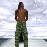 KC Mens Green Camo Pants