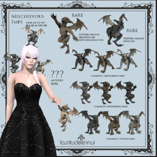 lassitude & ennui Imp wings (touch me!) mystery rare