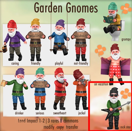 Mutresse - Rock Star Gnome - RARE