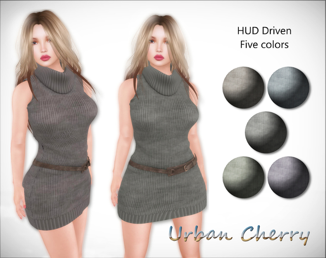 ***Urban Cherry*** Faye Knit Sleeveless Dress A DEMO