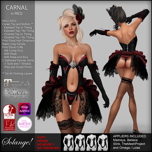 *Solange!* Carnal in RED