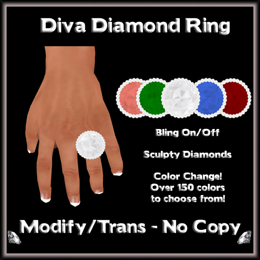 *ICED* Diva Diamond Ring
