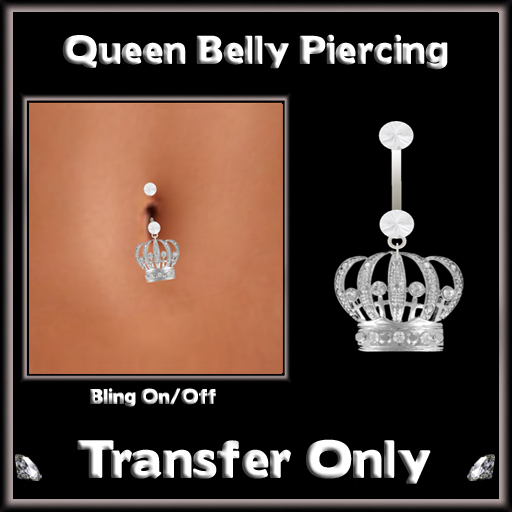*ICED* Belly Piercing - Queen 