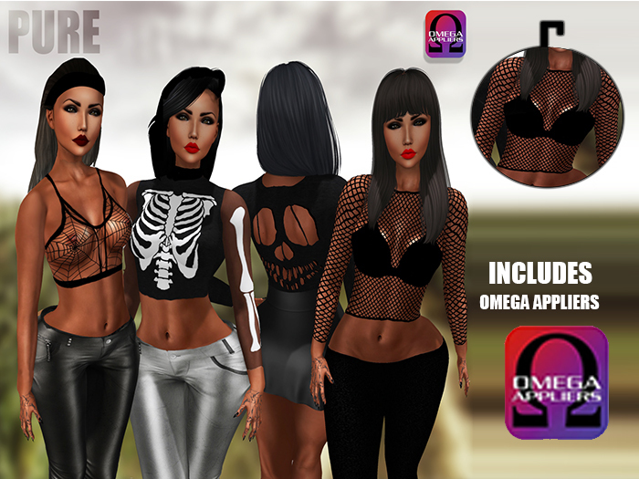 OMEGA Pure: Net Bra - Black
