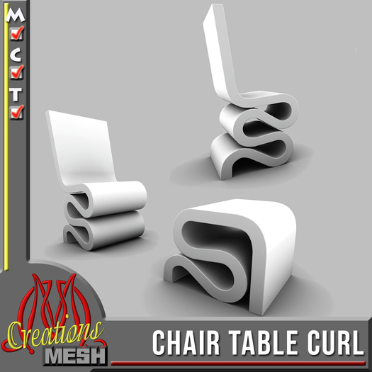 Table Curls FULL PERM MESH