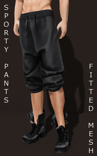 *X*plosion Sporty Pants (Black)