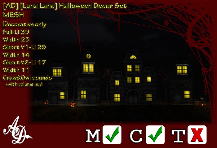 [AD] [Luna Lane] Halloween Decor Set BOXED