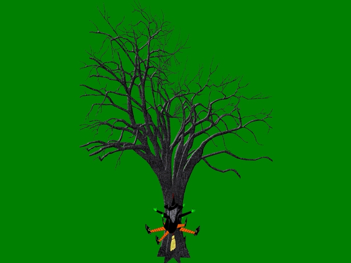 HALLOWEEN WITCH TREE