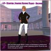 ~LP~ Hunter Jumper Riding Habit (BOXED) Brown