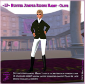 ~LP~ Hunter Jumper Riding Habit (BOXED) Olive