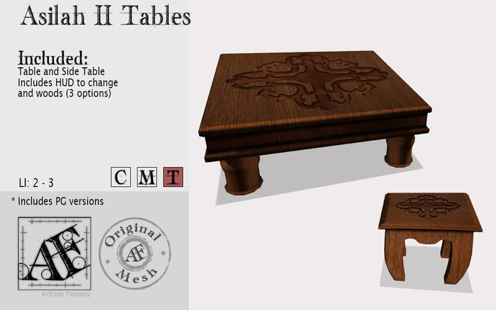 *AF* Asilah II Tables