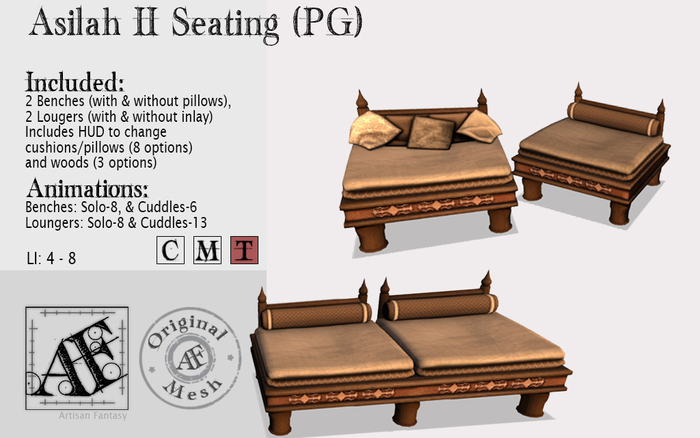 *AF* Asilah II Seating PG (Wear Me)