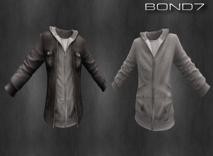 *BOND7* Ranger Jacket (Grey: HUD)