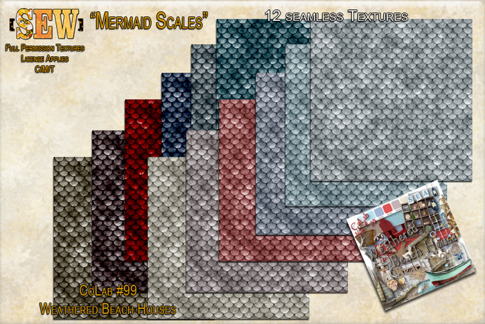 [SEW] Full Permission Textures for CoLab 99 Beach Houses - 