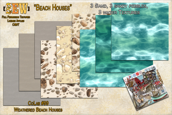 [SEW] Full Permission Textures for CoLab 99 Beach Houses - 