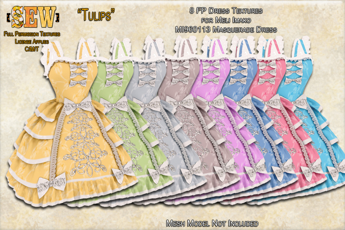[SEW] FP Tex MI960113 Masquerade Dress Tulip