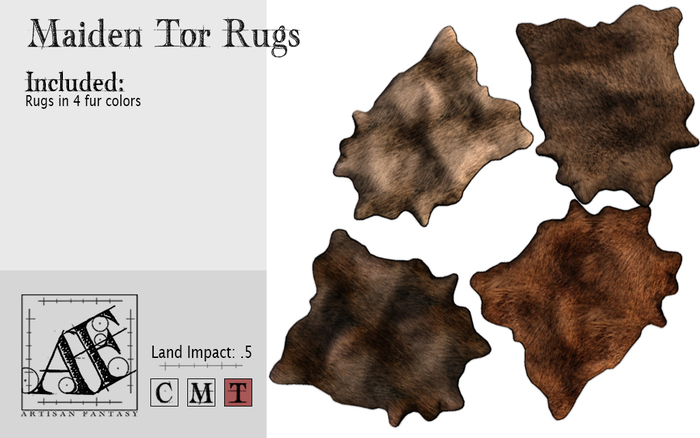 *AF* Maiden Tor Fur Rugs