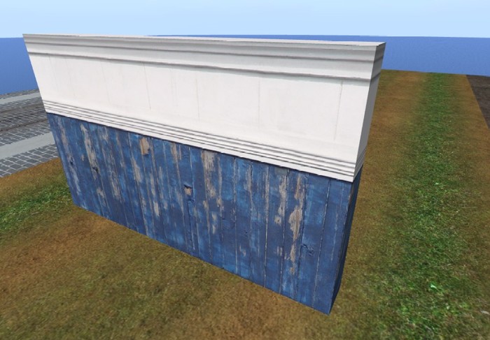 weathered Victorian Style Wood Wall Panel - with Full Perm Texture Included 5688