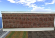 Huge Industrial Steel and Brick Wall, Urban Facade, Warehouse Wall, Bridge Abutment with Full Perm Texture Included 4316