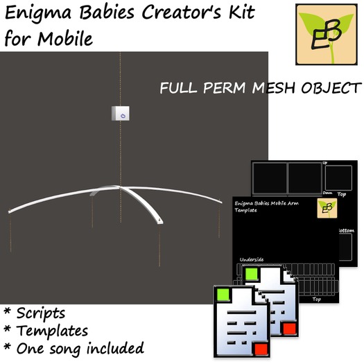 Enigma Babies Stars & Moon Mobile - Sandmann tune