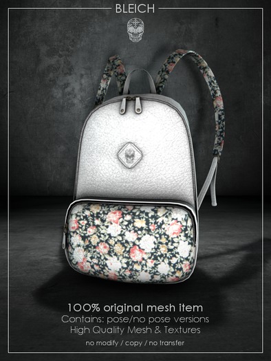 Bleich - Mesh BadKid Backpack - Floral