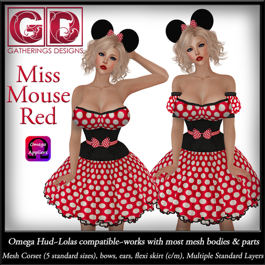 Gatherings Miss Mouse Red (Tango, Omega)