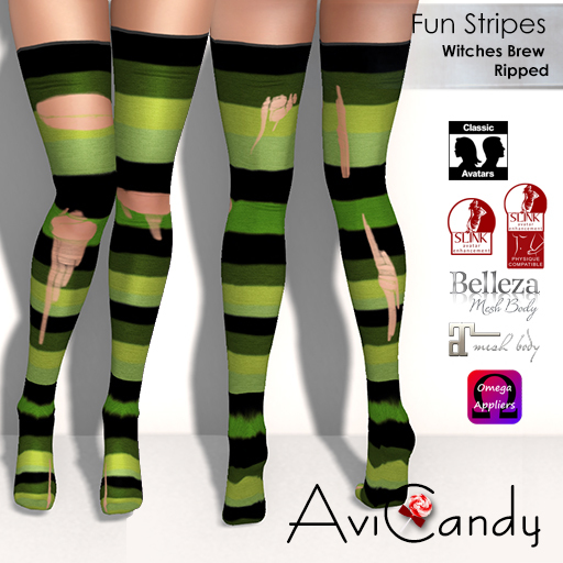 :AC: Ripped Striped Knit - Camo