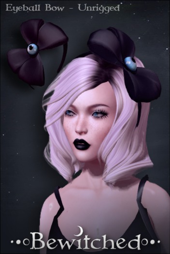 Bewitched ~ Eyeball Bow Headband