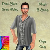 Paul Shirt Gray Webs ~OF~