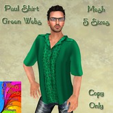 Paul Shirt Green Webs ~OF~