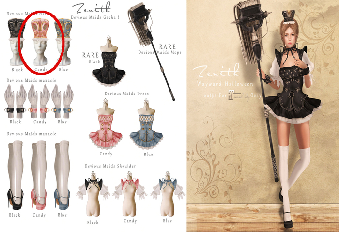 =Zenith=Devious Maids Hat (Candy)
