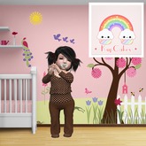 Brown Pokadot Outfit