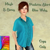 Paulette Shirt Blue Webs ~OF~