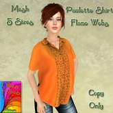 Paulette Shirt Flame Webs ~OF~