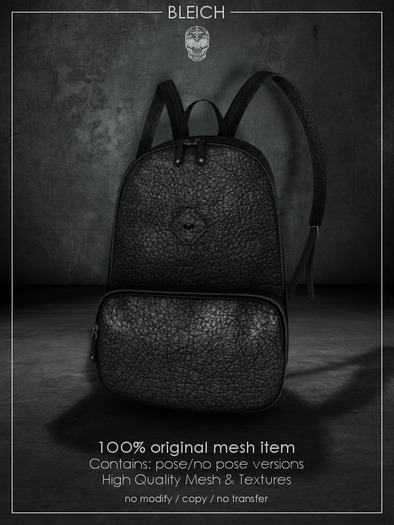 Bleich - Mesh BadKid Backpack - Black