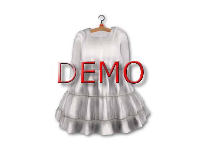{amiable}Mesh Baby-doll Flared One-piece(DEMO)
