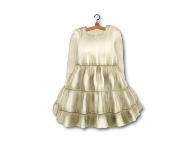 {amiable}Mesh Baby-doll Flared One-piece(Yellow)