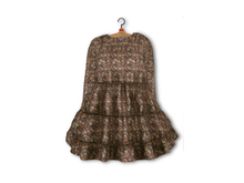 {amiable}Mesh Baby-doll Flared One-piece(Flower03)