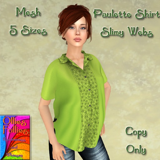 Paulette Shirt Slimy Webs ~OF~