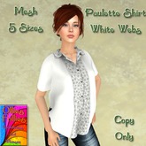 Paulette Shirt White Webs ~OF~