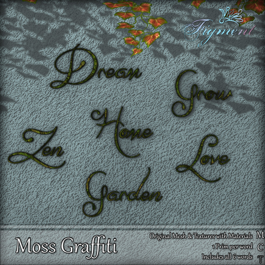 *Figment* Moss Graffiti