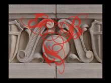 Ornamental Stone Railing, Ornate Stone trim, Exterior Wall decor with Full Perm Texture Included 5259