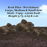 Rock Pile Wet Sahara Lge Med Sm