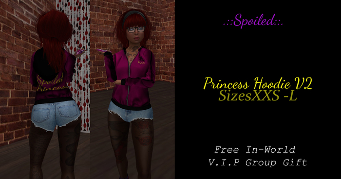 .::Spoiled::. Princess Hoodie V2 - Group Gift  {Boxed}