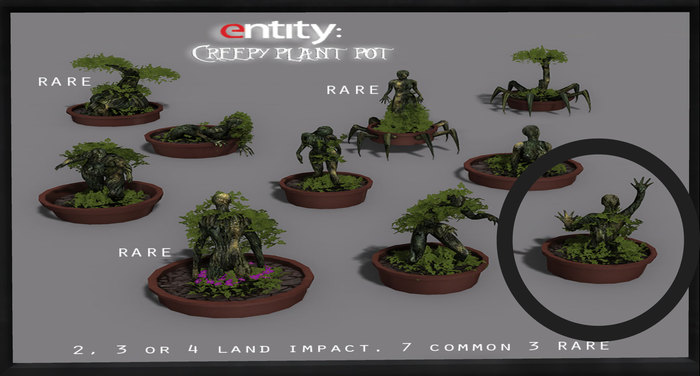 Entity: Creepy plant pot 03