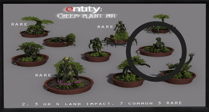 Entity: Creepy plant pot 06